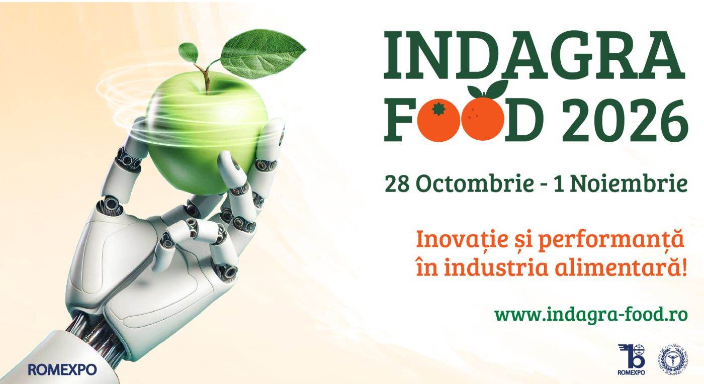 Au început Înscrierile pentru INDAGRA FOOD 2026: cel mai important punct de întâlnire B2B al industriei alimentare din România